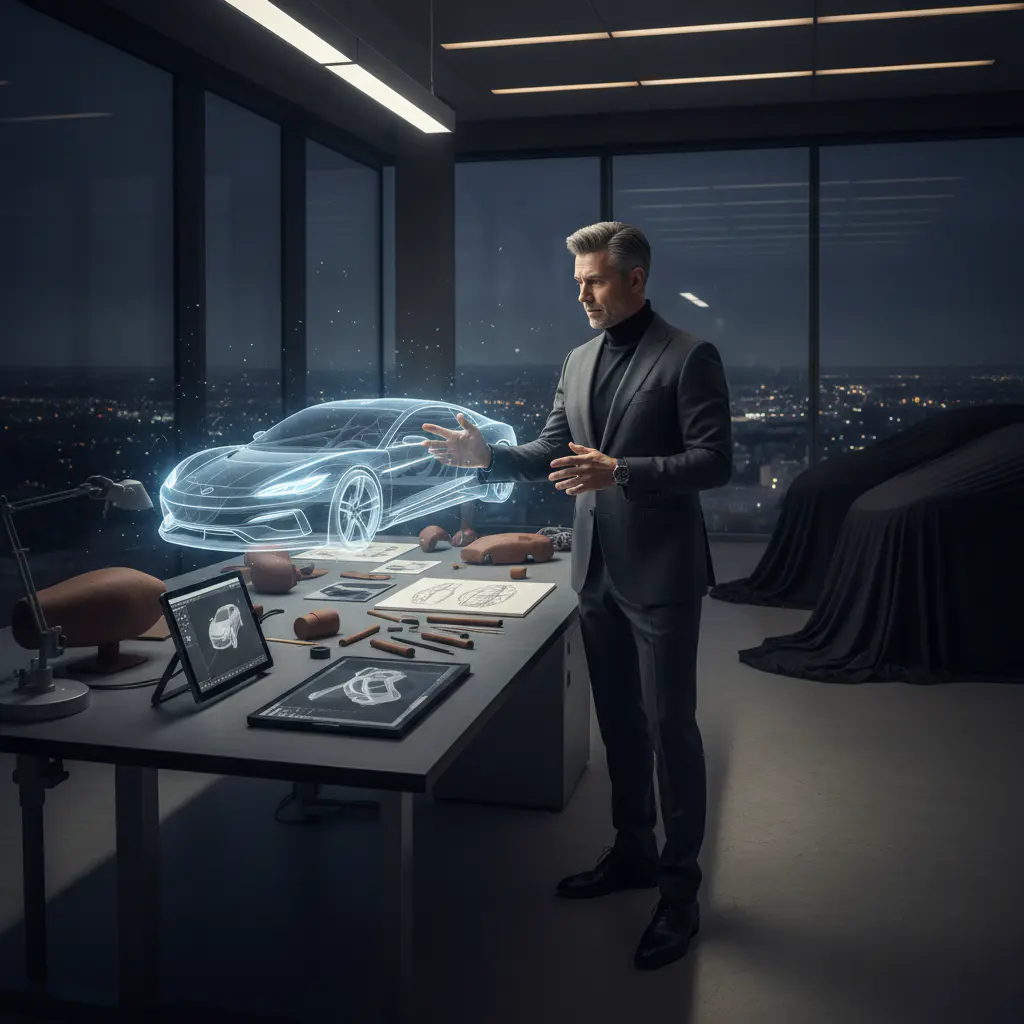 Lead Industrial Designer in a lab